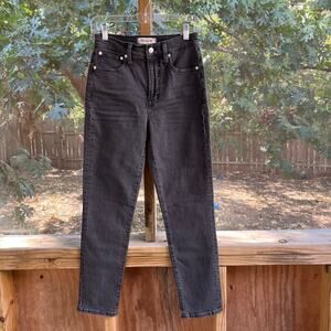 Madewell Women's Perfect Vintage Jean Charcoal Wash Size 24. NEW